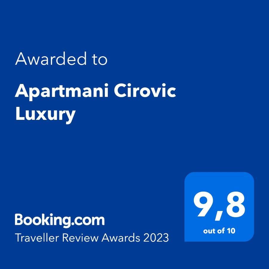 Apartmani Cirovic Luxury Херцег-Нови Экстерьер фото